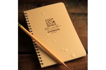 Image of Rite in the Rain SPIRAL NOTEBOOK - TAN - UNIVERSAL, Tan, 4 5/8 x 7 973T