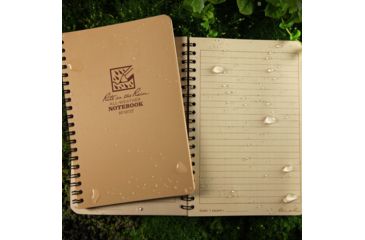 Image of Rite in the Rain SPIRAL NOTEBOOK - TAN - UNIVERSAL, Tan, 4 5/8 x 7 973T