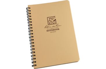 Image of Rite in the Rain SPIRAL NOTEBOOK - TAN - UNIVERSAL, Tan, 4 5/8 x 7 973T