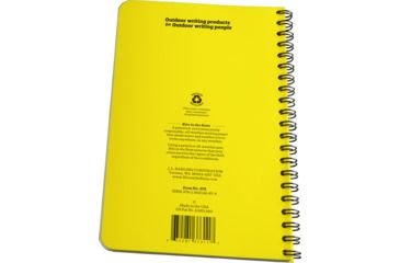Image of Rite in the Rain SPIRAL NOTEBOOK - UNIVERSAL, Yellow, 4 5/8 x 7 373