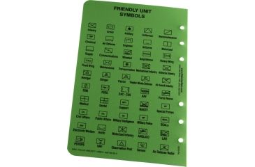 Image of Rite in the Rain TACTICAL REFERENCE CARDS - GREEN, Green, 4 5/8 x 7 9200-R