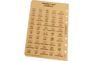 Image of Rite in the Rain TACTICAL REFERENCE CARDS  - TAN, Tan, 4 5/8 x 7 9200T-R