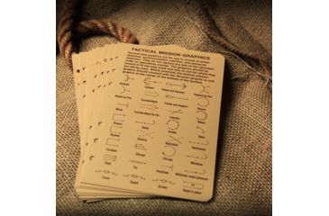 Image of Rite in the Rain TACTICAL REFERENCE CARDS  - TAN, Tan, 4 5/8 x 7 9200T-R