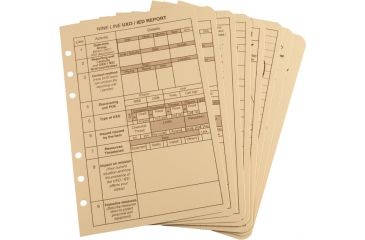 Image of Rite in the Rain TACTICAL REFERENCE CARDS  - TAN, Tan, 4 5/8 x 7 9200T-R