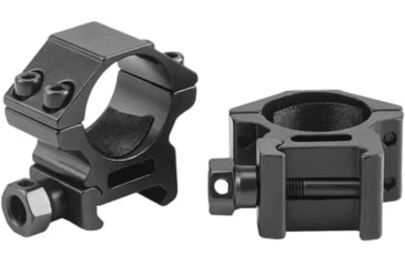 Image of Riton Optics 1in Riflescope Rings, 9mm, Set of 2, Black, Low, X1L