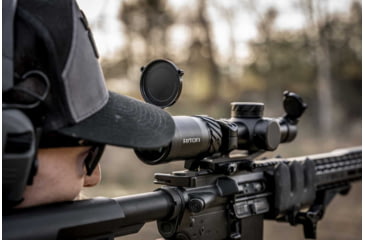 Image of Riton Optics 5 Tactix 1-10x24mm Rifle Scope, 30mm Tube, First Focal Plane, 3OT, Mil Red, Black, 5T110LFI23