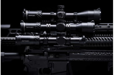 Image of Riton Optics 5 Tactix 1-10x24mm Rifle Scope, 30mm Tube, First Focal Plane, 3OT, Mil Red, Black, 5T110LFI23