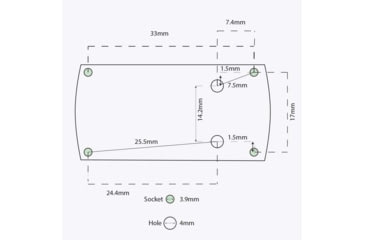 Image of Riton Optics X3 Tactix MPRD Red Dot Sight, 3 MOA Dot Reticle, Black, 3TMPRD