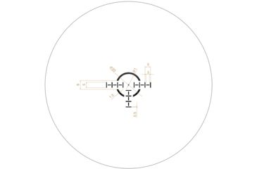 Image of Riton Optics X3 Tactix Rifle Scope, 1-8x24mm, 30mm Tube, Second Focal Plane, OT Reticle, Anodized, Black, Red, 3T18ASI
