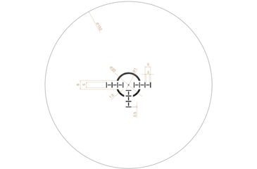 Image of Riton Optics X3 Tactix Rifle Scope, 1-8x24mm, 30mm Tube, Second Focal Plane, OT Reticle, Anodized, FDE, Red, 3T18ASIB