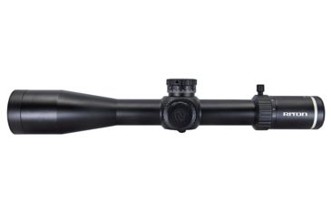 Image of Riton Optics X5 Conquer Rifle Scope, 5-25x50mm, 34mm Tube, First Focal Plane, PSR Reticle, Mil Rad Adjustment, Anodized, Black, Red, 5C525LFI