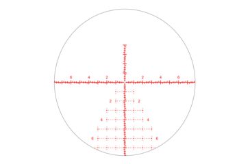 Image of Riton Optics X5 Conquer Rifle Scope, 5-25x50mm, 34mm Tube, First Focal Plane, PSR Reticle, Mil Rad Adjustment, Anodized, Black, Red, 5C525LFI