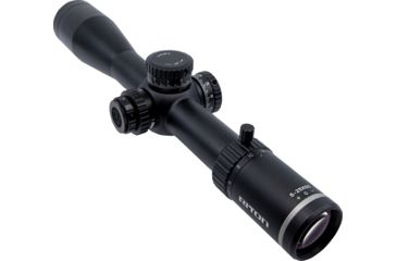 Image of Riton Optics X5 Conquer Rifle Scope, 5-25x50mm, 34mm Tube, First Focal Plane, PSR Reticle, Mil Rad Adjustment, Anodized, Black, Red, 5C525LFI