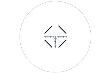 Image of Riton Optics X5 Tactix Rifle Scope, 1-6x24mm, 30mm Tube, First Focal Plane, TF-1 Reticle, Anodized, Black, Red, 5T16AFI