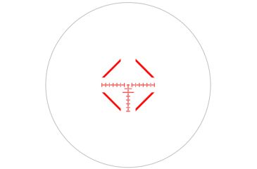 Image of Riton Optics X5 Tactix Rifle Scope, 1-6x24mm, 30mm Tube, First Focal Plane, TF-1 Reticle, Anodized, Black, Red, 5T16AFI