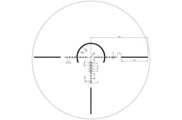 Image of Riton Optics X7 Tactix Rifle Scope, 1-8x28mm, 34mm Tube, First Focal Plane, CM1 Reticle, Anodized, Black, Red, 7P18LFI