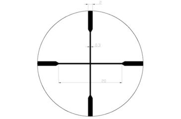 Image of Riton RT-S Mod 1 4x32 Rifle Scopes, w/Riton Duplex Reticle, Wide FOV, Black, 19962523168