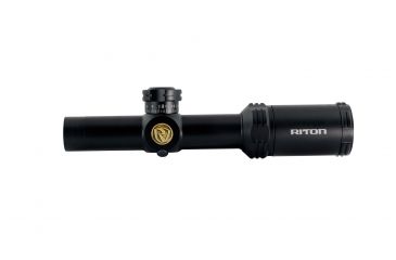 Image of Riton RT-S Mod 3 GEN2 1-4x24 Rifle Scopes, w/Riton Bullet Drop Compensated Reticle for AR-15 platform, Black 19962523366