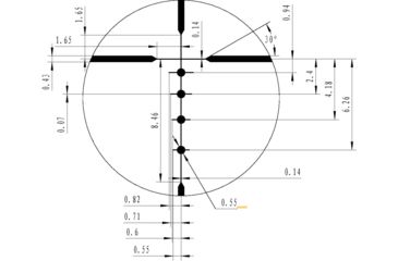 Image of Riton RT-S Mod 3 GEN2 6-24x50 Rifle Scopes, w/Riton Bullet Drop Compensated Reticle, Black, 19962523663