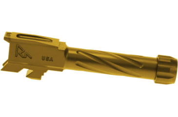 Image of Rival Arms Glock 43 Precision Threaded Drop-in Barrel, Gold, RA-RA20G302E