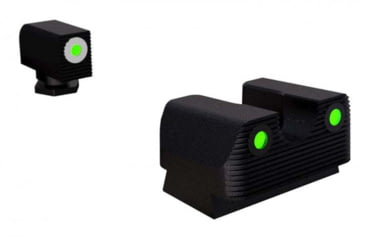 Image of Rival Arms Tritium Night Sights Tritium Green with White Outline, Black, RA-RA2B231S
