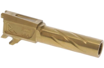 Image of Rival Arms Pistol Barrel, SIG Sauer P365, 9mm Luger, 3.09in, 1-10 Twist, 1/2-28 Thread, Gold, RA-RA20P001E