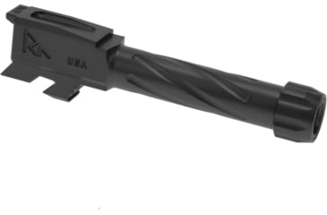 Image of Rival Arms Threaded Barrel, SIG Sauer P320, 9mm Luger, 4.69in, 1-10 Twist, 1/2-28 Thread, Black, RA-RA20P302A, EDEMO1