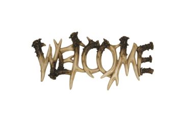 Image of River's Edge Antler Welcome, Plaque 1382