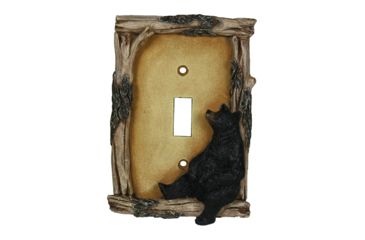 Image of River's Edge Bear Single Switch Plate Cover 617