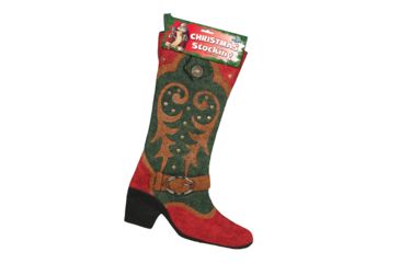 Image of River's Edge Cowboy Boot Christmas Stocking 1726