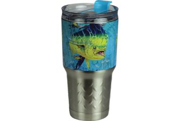 Image of River's Edge Guy Harvey Stainless Steel Tumbler-Dorado, 24oz. 2160909