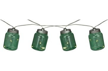 Image of River's Edge Rivers Edge 10 Pc Canning Jar Party Lights W/ Firefly Lights, 437