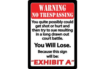 Image of River's Edge Rivers Edge Embossed Sign 12''x17'' ''exhibit A''
