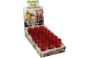 Image of River's Edge Rivers Edge Red Shotshell Shotglasses 18 Per Display