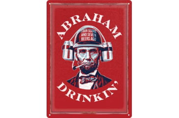 Image of River's Edge Abraham Drinkin Sign, 12 x 17in, 2799