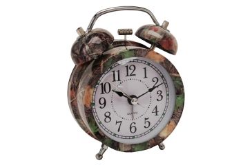 Image of River's Edge Steel Alarm Clock, Fall Transition Camo, 4in. Tall 184331