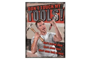 Image of River's Edge Tool Rules Tin Sign 12x17 1448