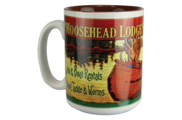 Image of Rivers Edge Ceramic Mug 16oz, Moosehead Lodge, 2457