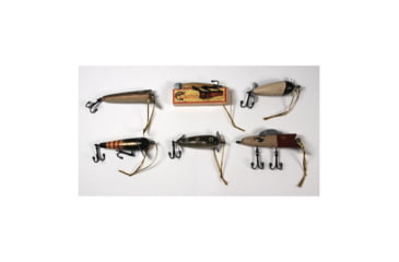 Image of Rivers Edge Christmas Ornaments 6-Pack, Antique Lures, 866B