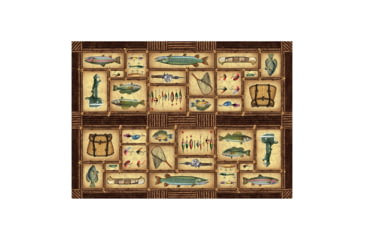 Image of Rivers Edge Door Mat Woven 52in x 37in, Fishing, 52 x 37 in, 1880
