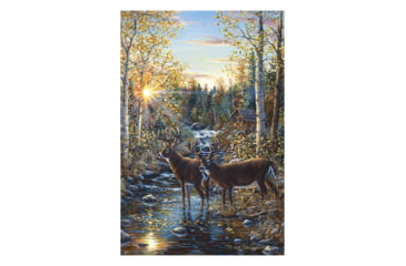 Image of Rivers Edge LED Art, Whitetail Deer, 24 x 16 in, 1812