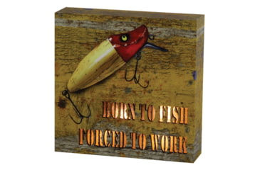 Image of Rivers Edge LED Box 6in x 6in, Born to Fish, 2350