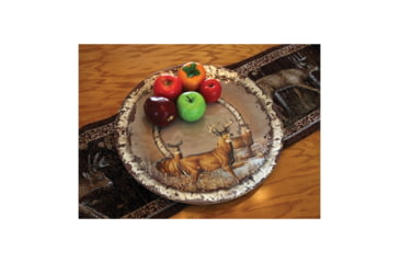 Image of Rivers Edge Platter Round Malamine 17in, Deer, 2107
