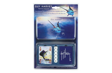 Image of Rivers Edge Playing Cards and Dice in Tin, Guy Harvey, 1571