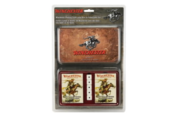 Image of Rivers Edge Playing Cards and Dice in Tin, Winchester, W1568