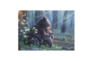 Image of Rivers Edge Puzzle in Tin, Bear Scene, 040