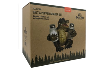 Image of Rivers Edge Salt and Pepper Shakers, Alligator, BBBASP