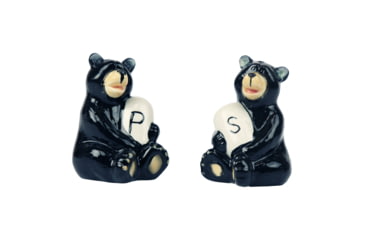 Image of Rivers Edge Salt and Pepper Shakers, Bear Holding, 538