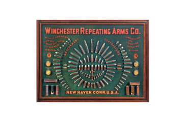 Image of Rivers Edge Tin Sign, Winchester Cartridge Board, 12 x 17 in, W1011