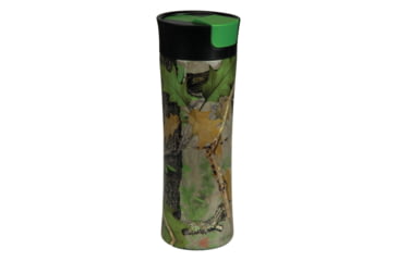 Image of Rivers Edge Travel Mug 16oz SS, Green Camo, 2123